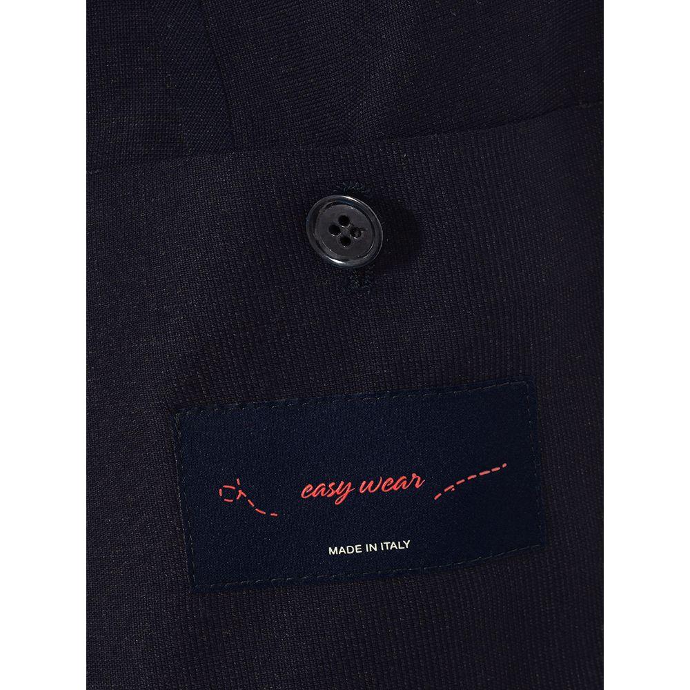 优雅蓝色棉质 Lardini 夹克