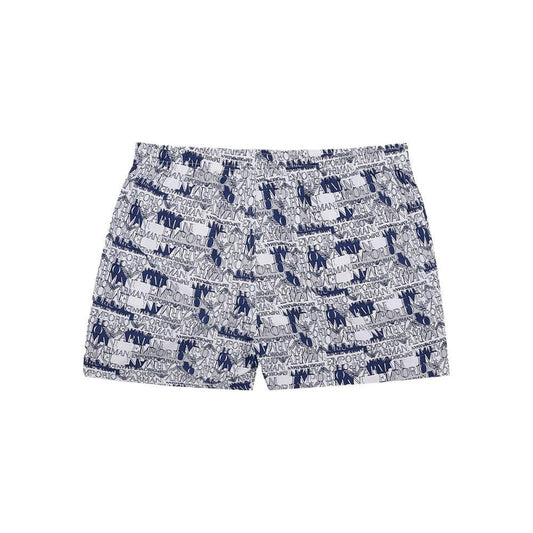 Emporio Armani Elegant White Polyester Swim Shorts EM-1026666-IT46 | S