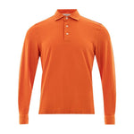 Gran Sasso Elegant Orange Cotton Polo for Men GR-4433670-IT50 | L