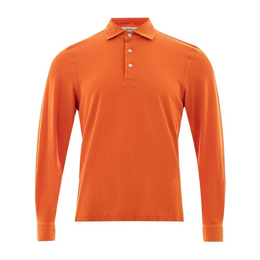 Gran Sasso Elegant Orange Cotton Polo for Men GR-4433670-IT50 | L