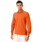 Gran Sasso Elegant Orange Cotton Polo for Men GR-4433670-IT50 | L