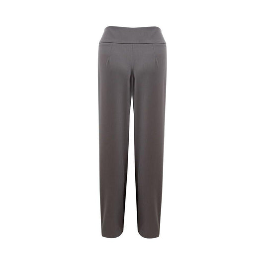 Lardini Chic Gray Wool Trousers for Sophisticated Style LA-1132662-IT40|S