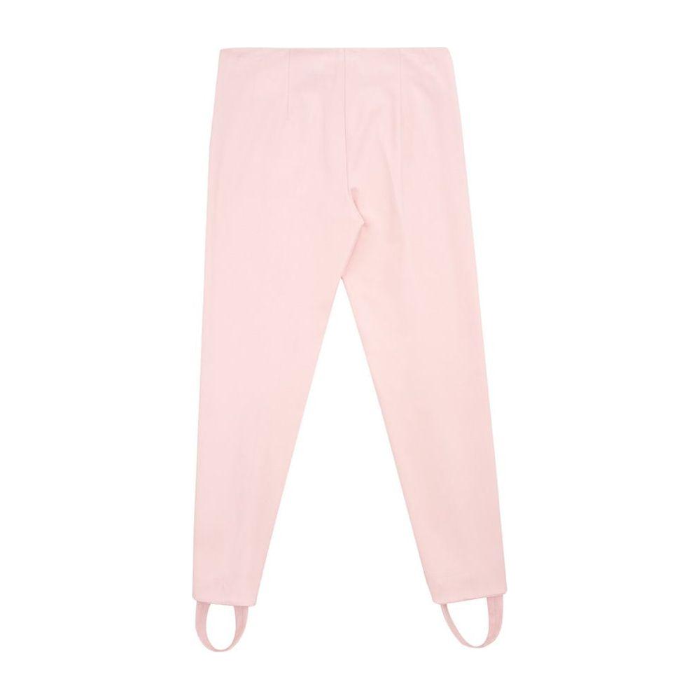 Lardini Elegant Pink Viscose Pants for Chic Style LA-1136675-IT42|M