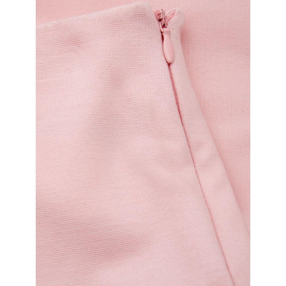 Lardini Elegant Pink Viscose Pants for Chic Style LA-1136675-IT42|M