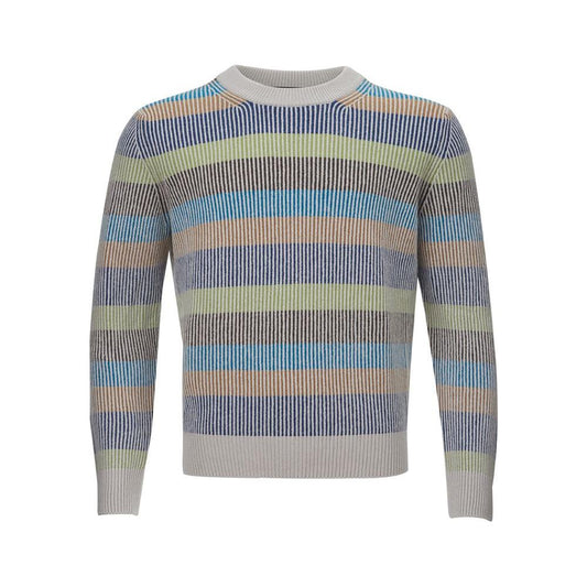 Gran Sasso Elegant Multicolor Cashmere Sweater for Men GR-1565667-IT50 | L