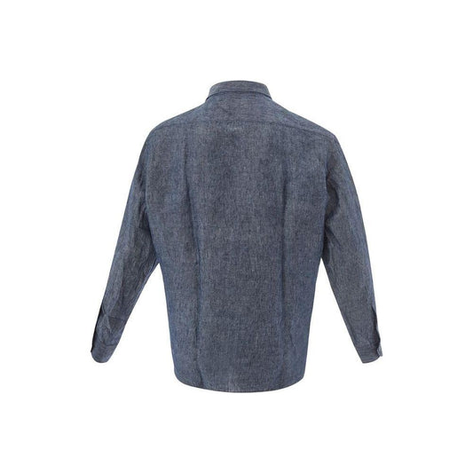 Lardini Elegant Flax Blue Shirt for Men LA-1406673-42