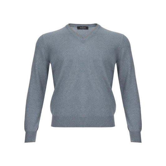 Gran Sasso Elegant Cashmere Sweater in Chic Gray GR-1545662-IT50 | L