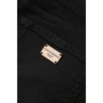 Dolce & Gabbana Black Cotton Mid Waisted Skinny Denim Jeans PAN75954-46
