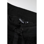 Dolce & Gabbana Black All-Over DG Logo Print Jogger Pants PAN75958-40