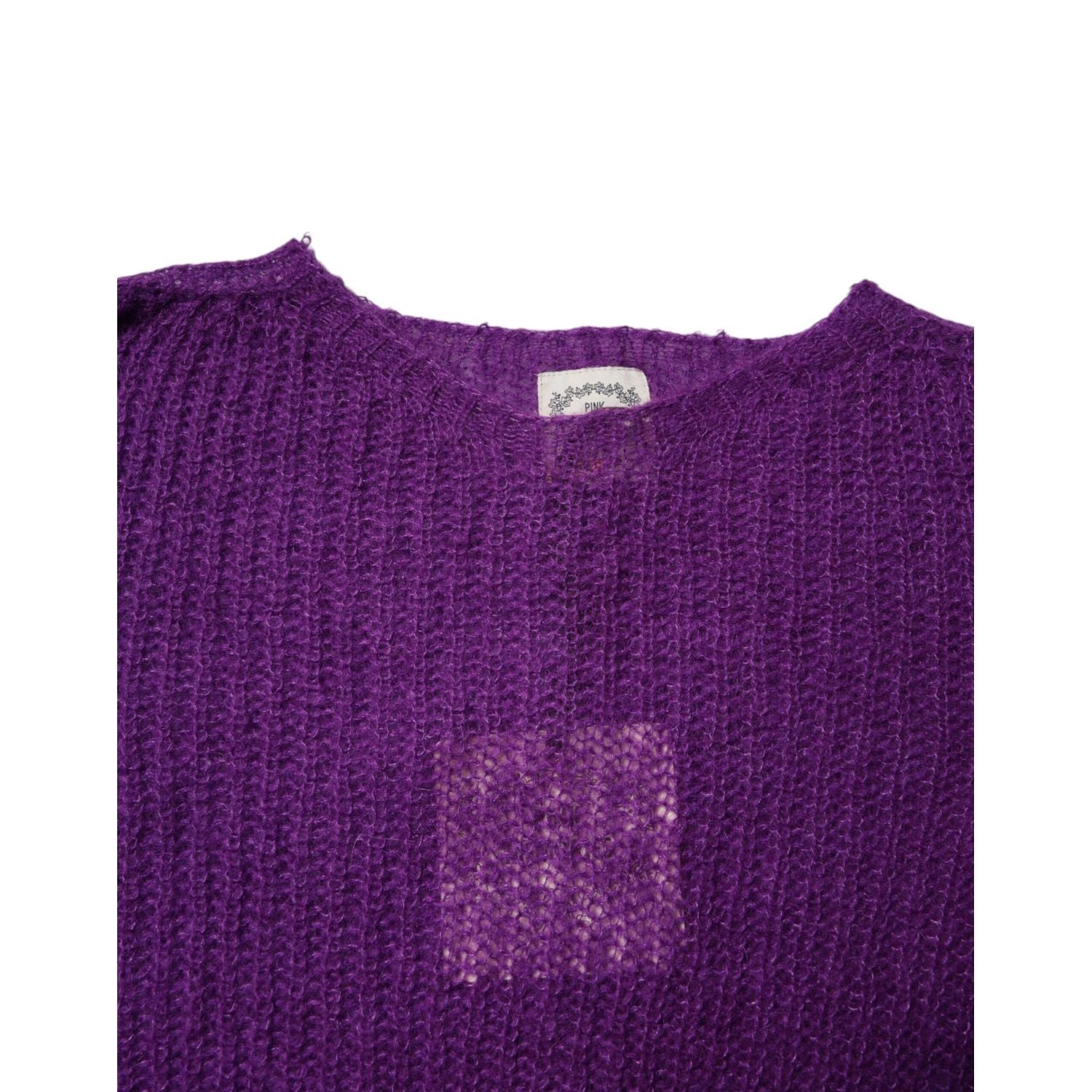 PINK MEMORIES Violet Knitted Long Sleeves Round Neck Sweater