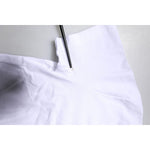 Dolce & Gabbana White Printed Round Neck Top Cotton T-shirt TSH87267-44
