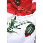 Dolce & Gabbana White Floral Print Cotton Crew Neck T-shirt TSH878648-36