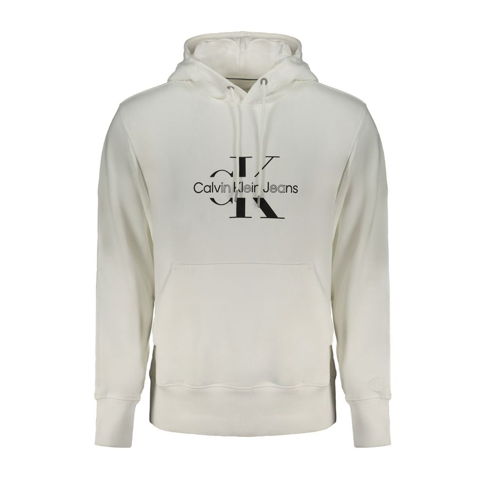 Calvin Klein White Cotton Sweater CA-29540-XL