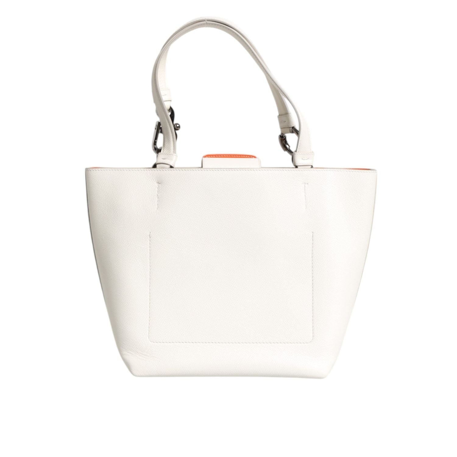 Front view with bag zipped and handles upright.