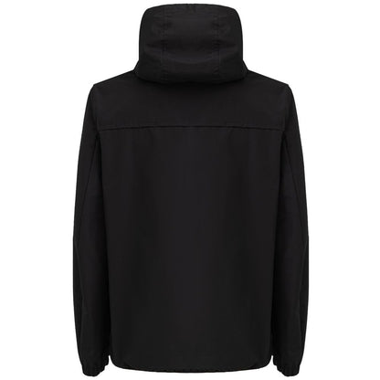 Dolce & Gabbana Black Polyester Shell Jacket