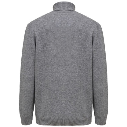 Cruciani Gray Cashmere Turtleneck