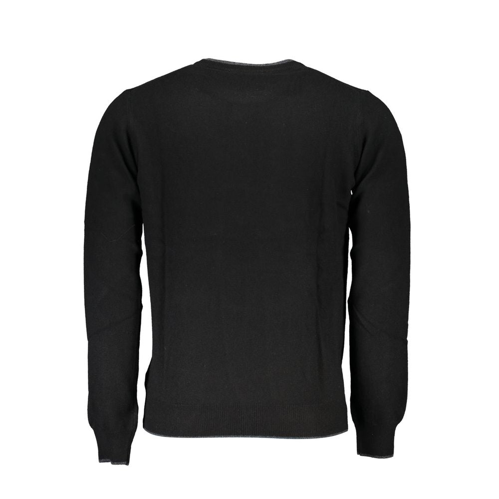 North Sails Black Polyamide Men Sweater NO-23348-XL