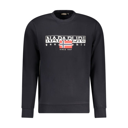 Napapijri Black Cotton Sweater NA-32155-S