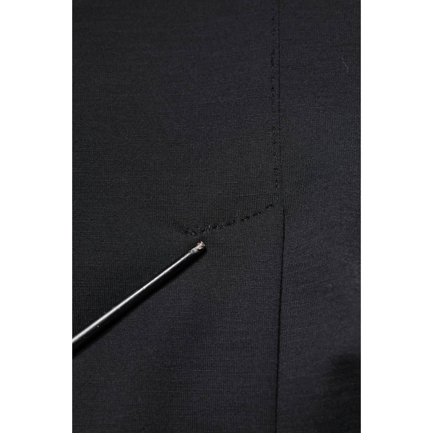 Dolce & Gabbana Black Wool Slim Fit Coat Blazer Jacket Suit