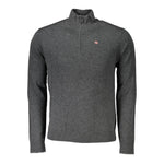 Napapijri Gray Fabric Men Sweater NA-25294-3XL