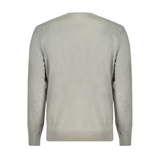 Timberland Gray Cotton Sweater TI-31610-XXL