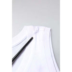Dolce & Gabbana White Cotton Sleeveless Crew Neck T-shirt TSH878595-36