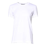 Dolce & Gabbana White Cotton Crew Neck Short Sleeves T-shirt TSH878601-36