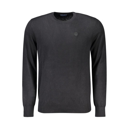 North Sails Black Cotton Men Sweater NO-32951-S