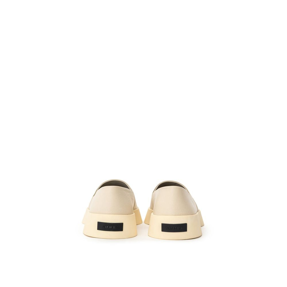 Fear Of God Gray Leather Slip-On Loafer FE-926320051422-EU43/US10