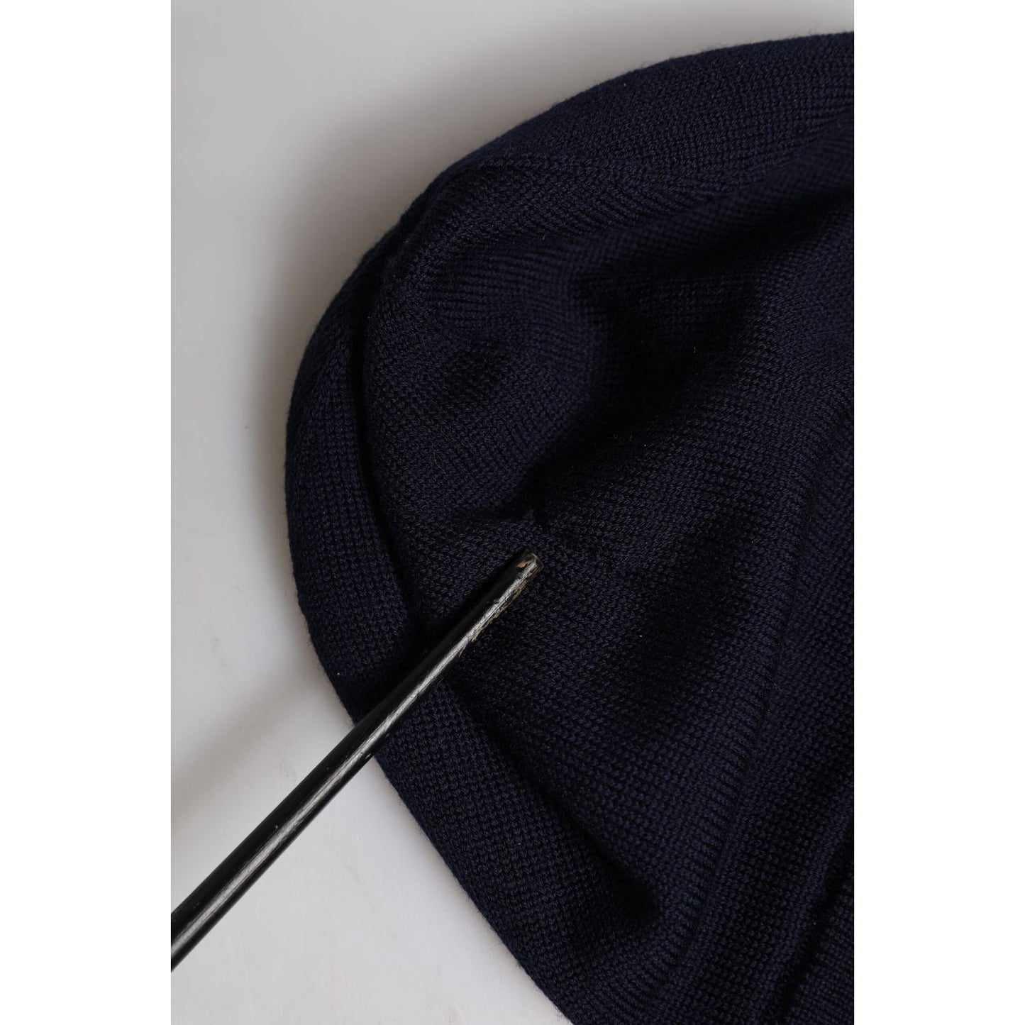 Dolce & Gabbana Black Wool #DGLovesLondon Winter Beanie Hat