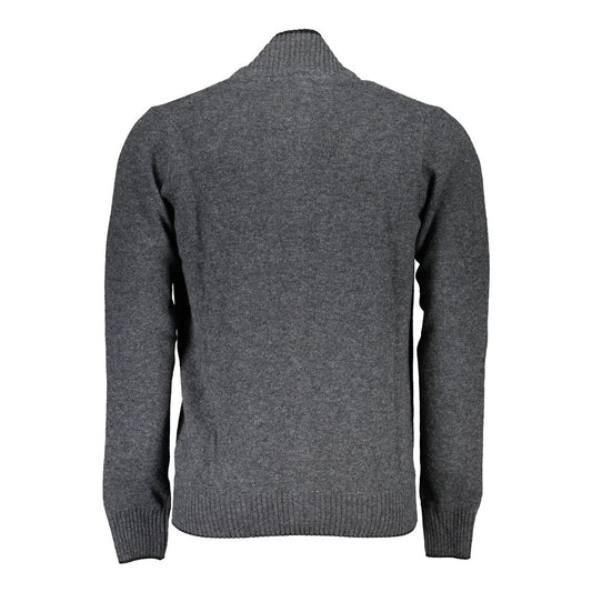 North Sails Gray Polyamide Men Cardigan NO-23341-S