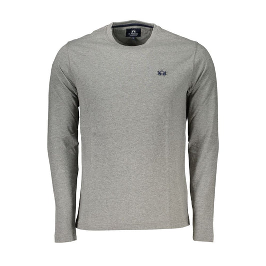 La Martina Elegant Long-Sleeved Crew Neck Tee LA-27031-XL