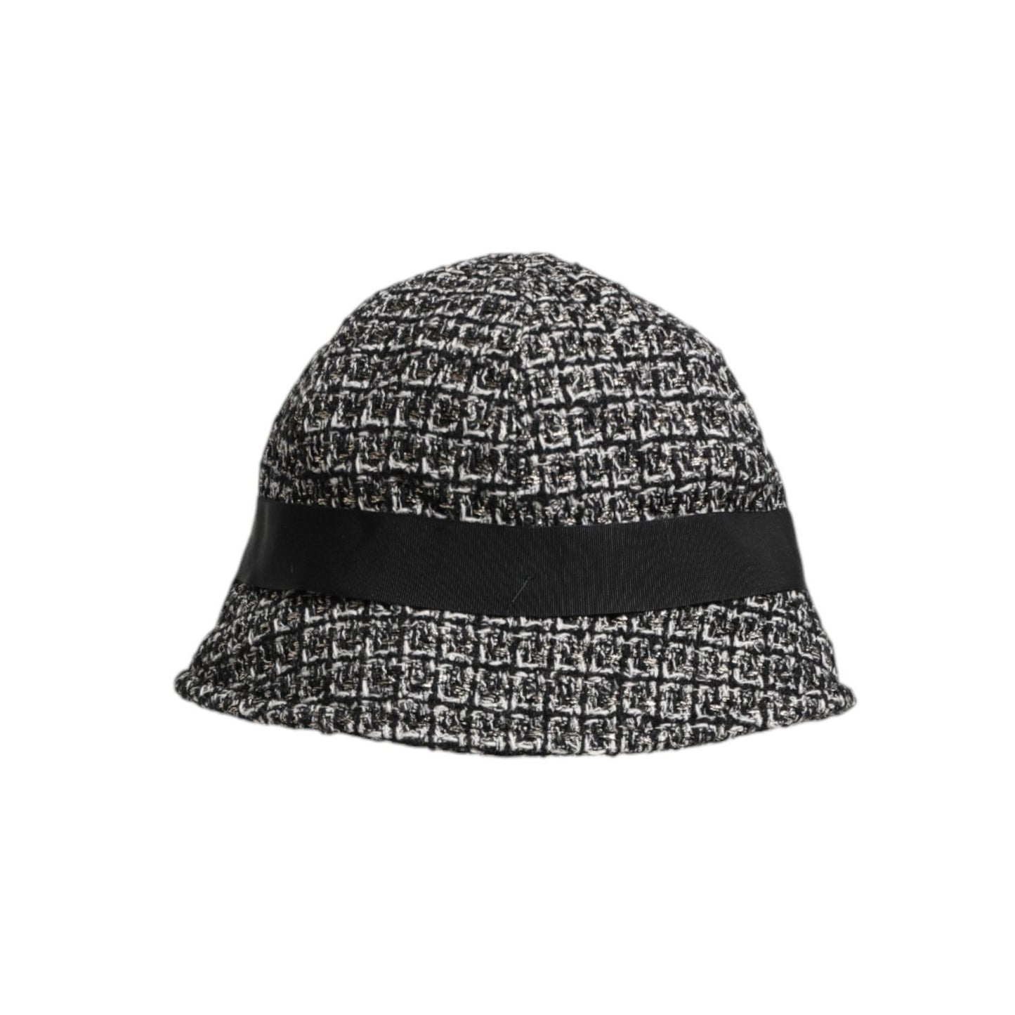 Dolce & Gabbana Black Cotton Blend Bucket Hat