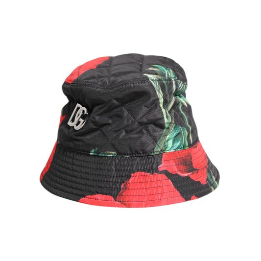 Dolce & Gabbana Multicolor DG Plaque Wide Brim Bucket Hat HAT9763-57