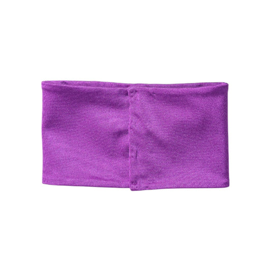 Dolce & Gabbana Purple Nylon Stretch Women Neck Warmer Scarf HAT9811