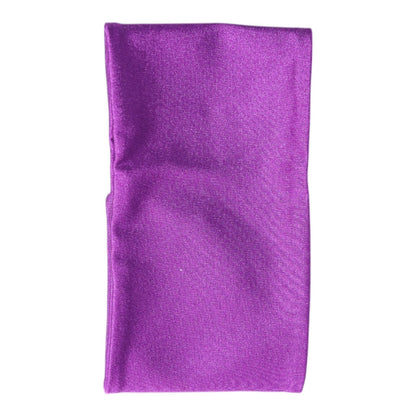 Dolce & Gabbana Purple Nylon Stretch Women Neck Warmer Scarf
