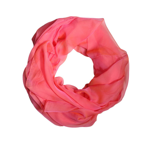 Dolce & Gabbana Pink Silk Rectangle Women Wrap Shawl Scarf