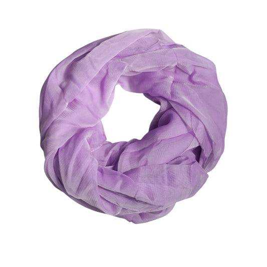 Dolce & Gabbana Purple Silk Rectangle Wrap Shawl Scarf MS7500