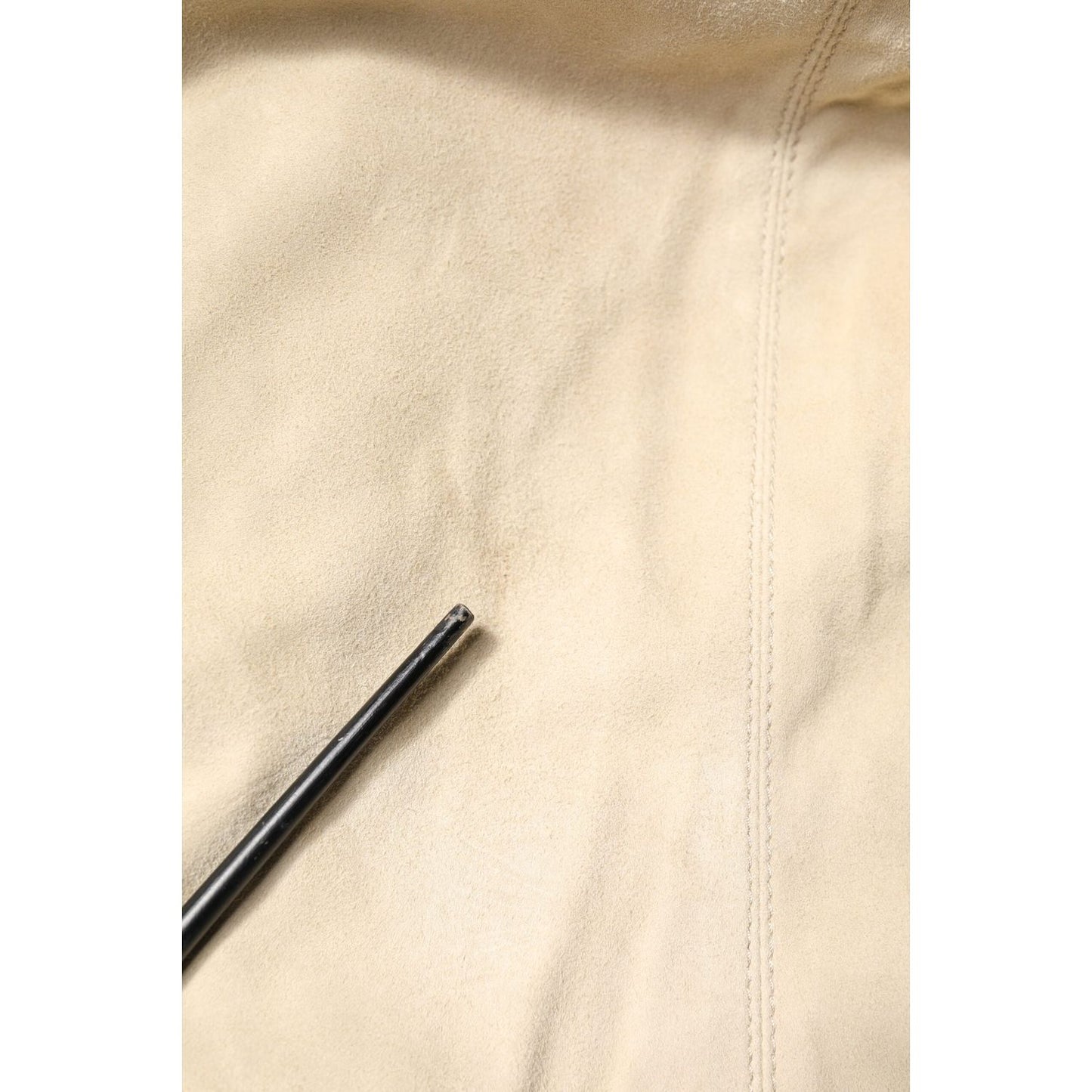 Dolce & Gabbana Beige Lambskin Full Zip Men Bomber Jacket JKT41365-52