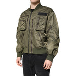 Dolce & Gabbana Green Nylon Full Zip Men Bomber Jacket JKT41369-50