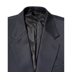 Dolce & Gabbana Dark Blue Cotton Men Jacket Coat Suit Blazer JKT41379-48