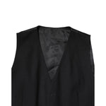 Dolce & Gabbana Black Single Breasted Formal 3 Piece Suit KOS2297-52