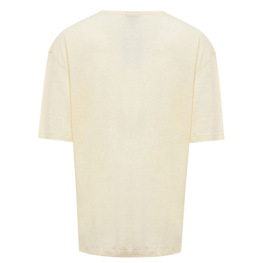 Corneliani Yellow Linen T-Shirt CO-8459669-62