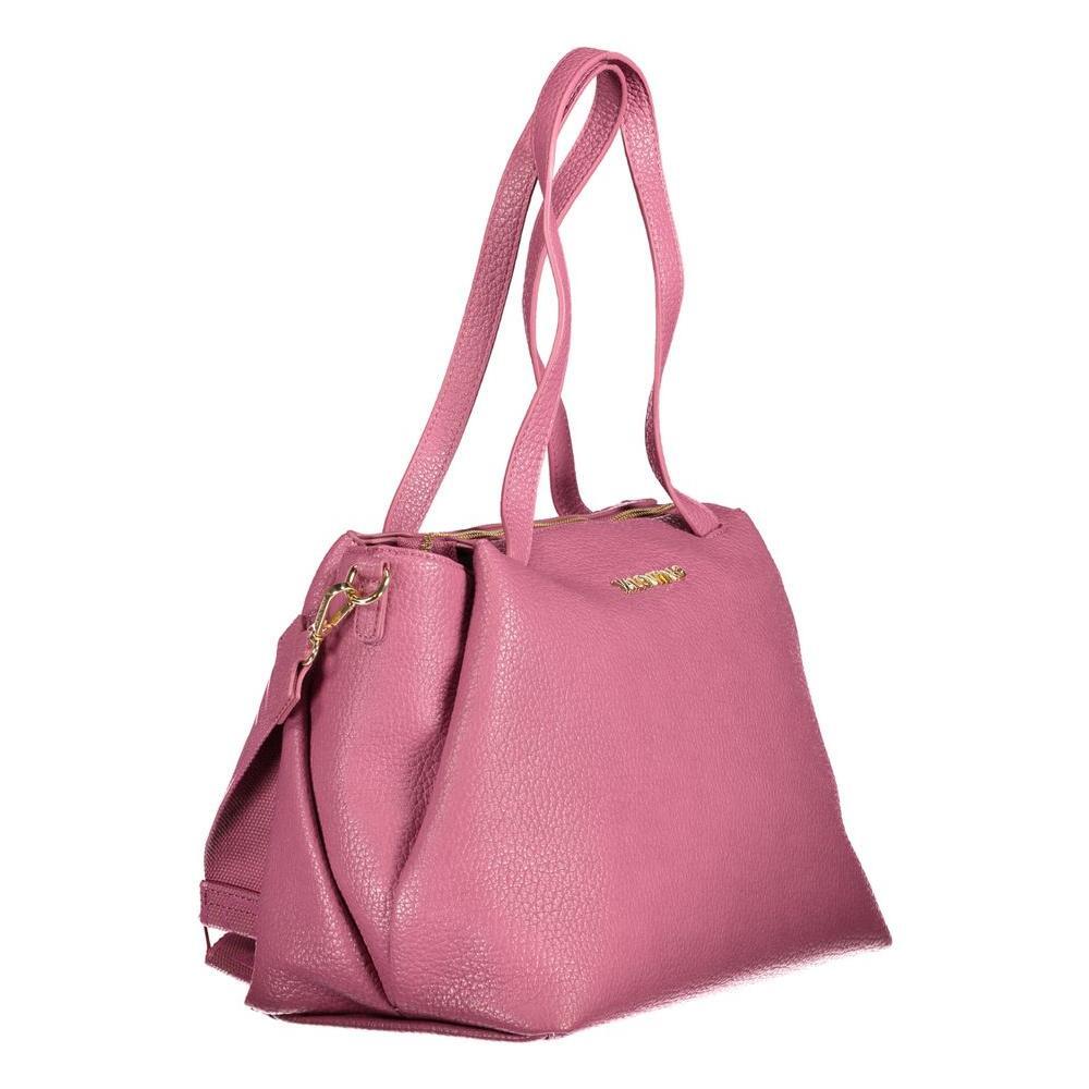 Front view with bag zipped and handles upright.