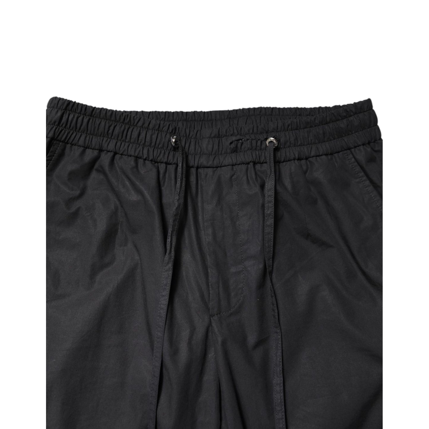 Dolce & Gabbana Black Cotton TAORMINA Formal 2 Piece Suit