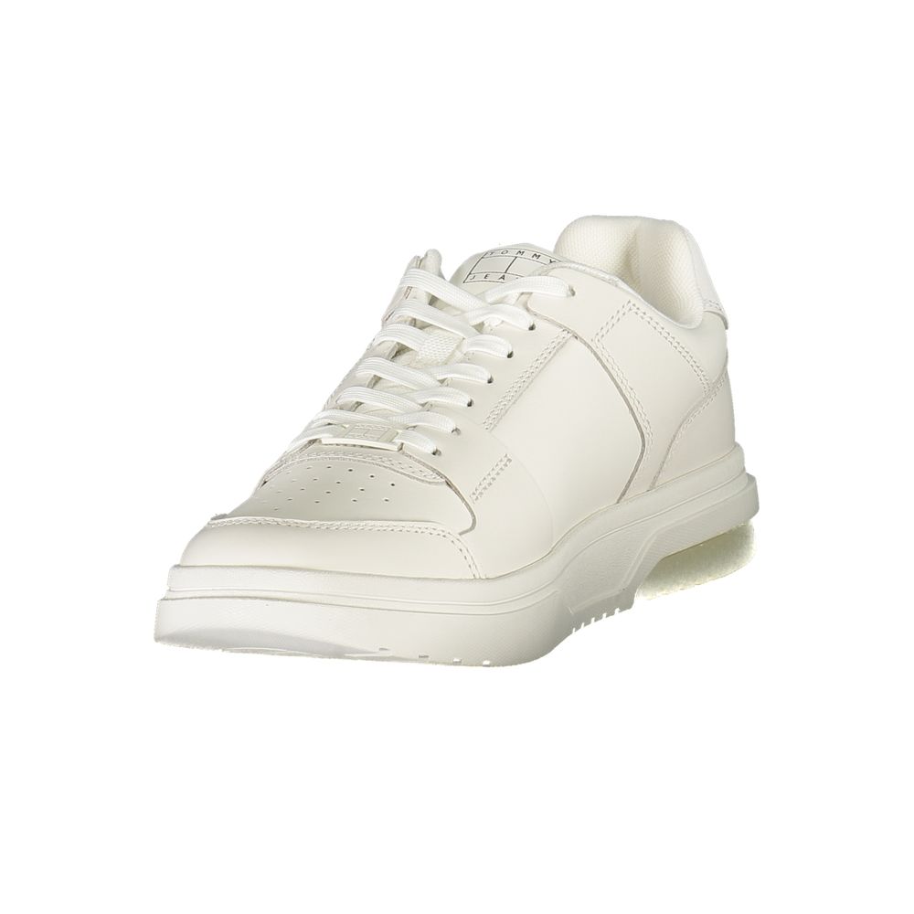 Tommy Hilfiger White Polyester Sneaker