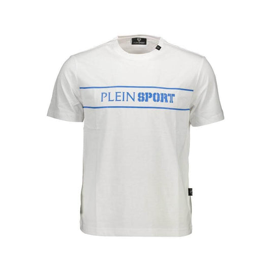 Plein Sport White Cotton Men T-Shirt
