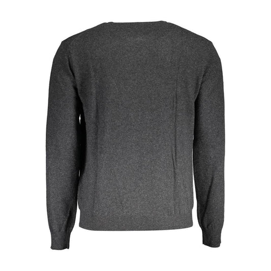 La Martina Brown Wool Men Sweater LA-17157-S