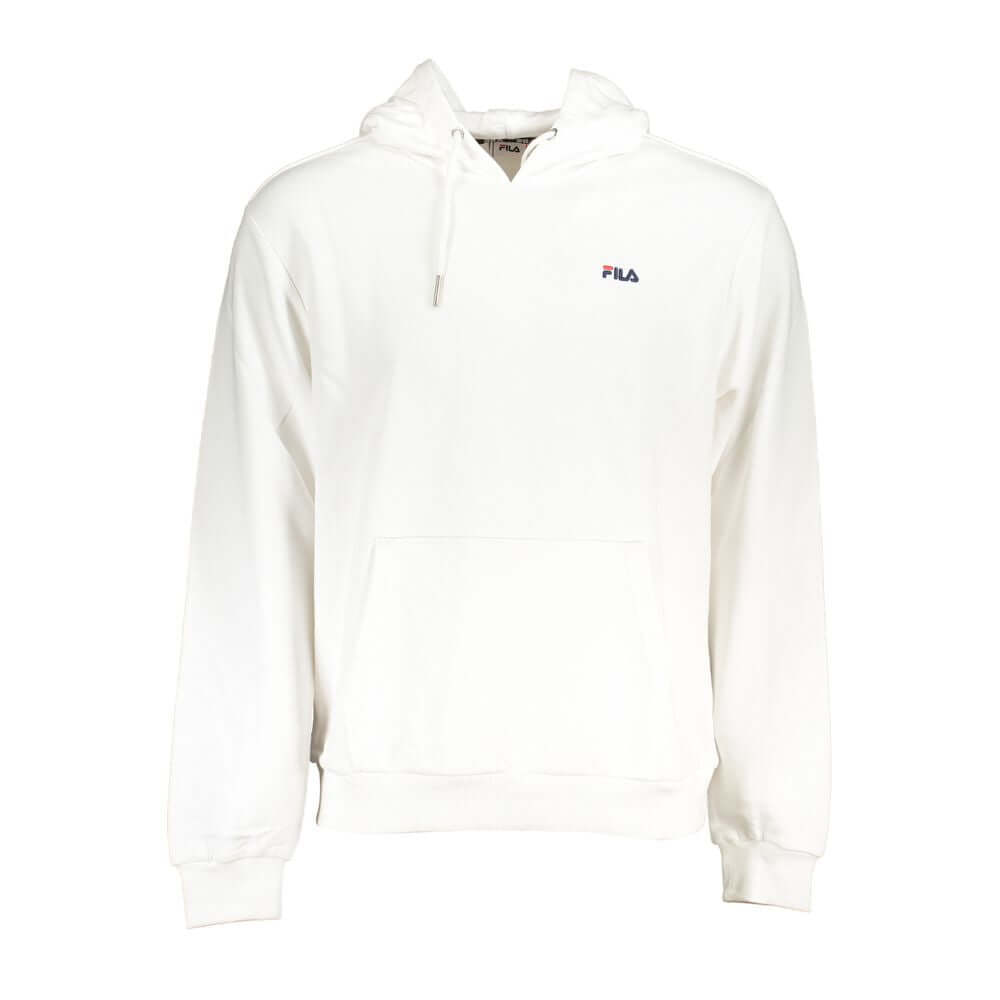 Fila Chic White Cotton Blend Hooded Sweater FI-25811-M