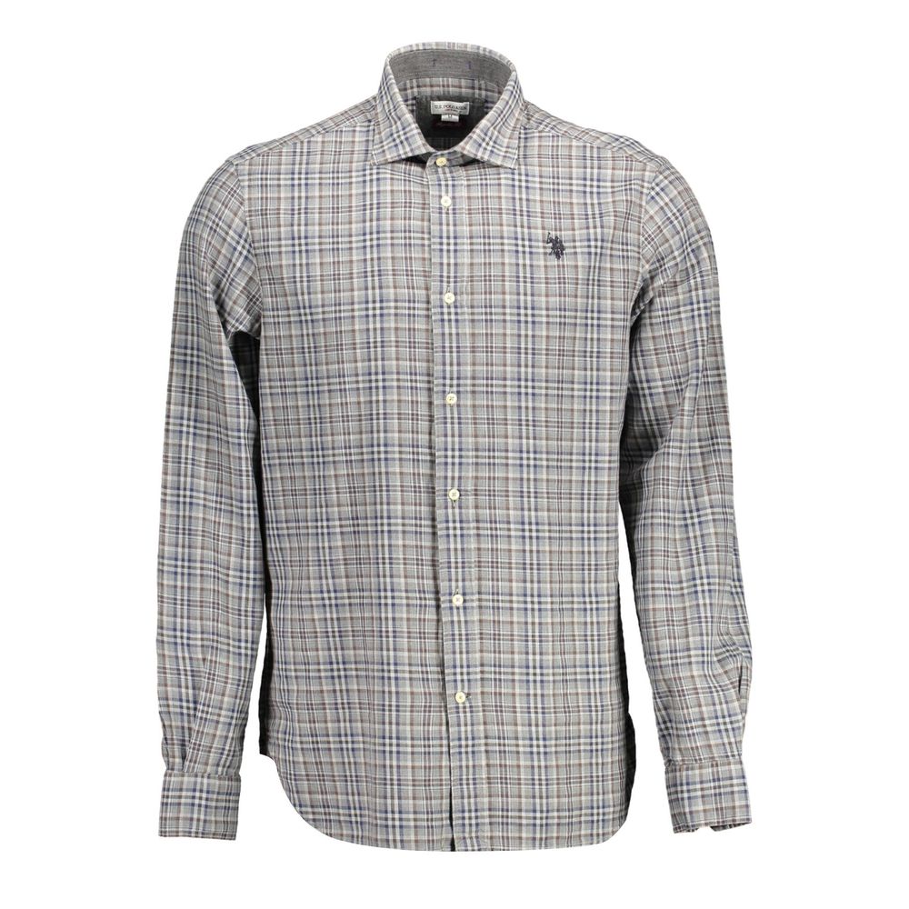 U.S. POLO ASSN. Gray Cotton Shirt